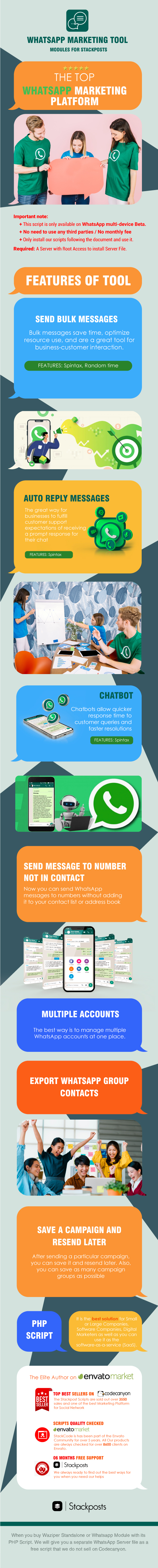 Waziper – Stackposts的Whatsapp营销工具模块插图