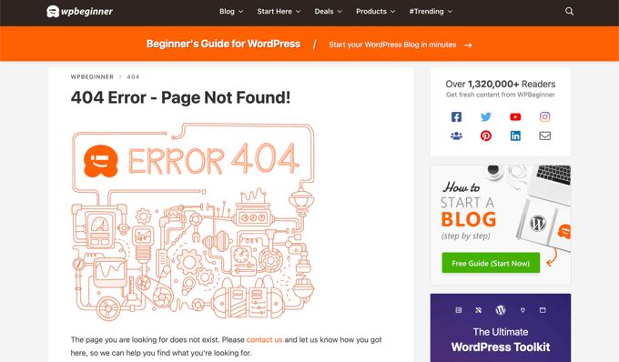 303wpbeginner404page