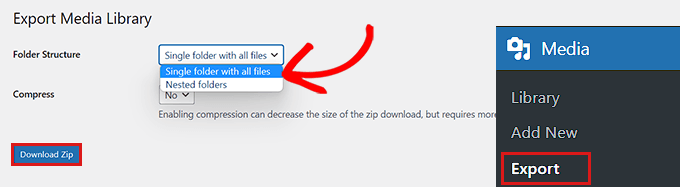 download-media-library-using-the-export-media-library-plugin