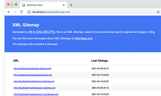 xmlsitemap