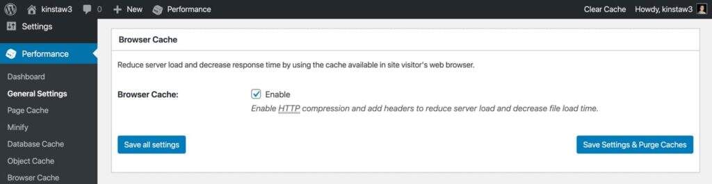 How to configure W3 Total Cache plug-in illustrations for your WordPress website10