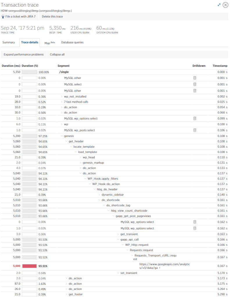 How to use New Relic to find WordPress performance bottleneck illustrations12