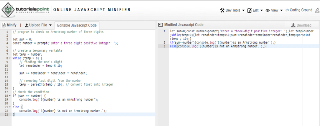 如何最小化JavaScript – 推荐的工具和方法插图5