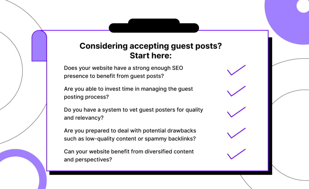 Should your blog accept guest posts? illustrations4