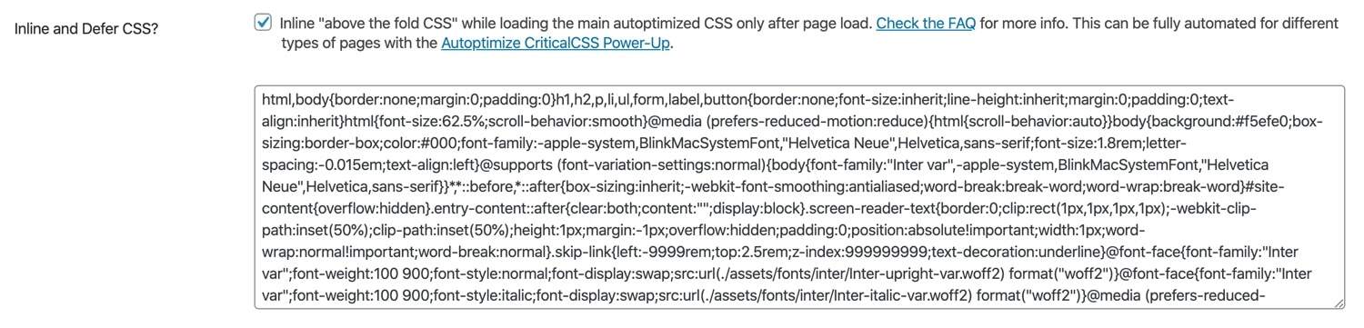 WordPress site optimization plug-in Autoptimize setup tutorial illustration4