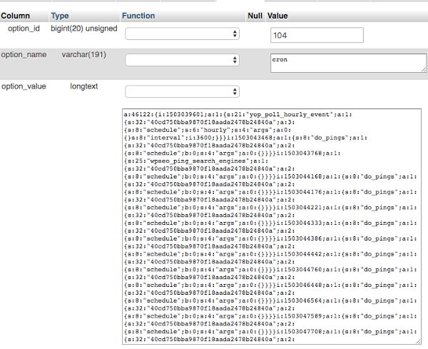 How to clean up wp_options tables and automatically loaded data illustrations12