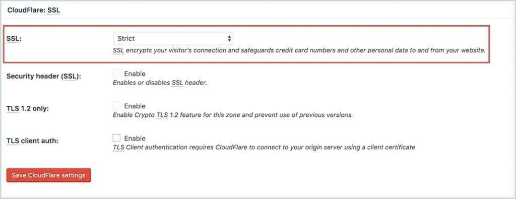 How do I set up the W3 Total Cache connection CloudFlare CDN in WordPress? Illustration9