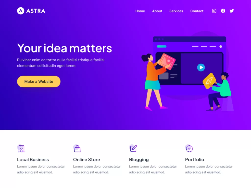 How to build WooCommerce website illustrations with Elementor and Astra themes