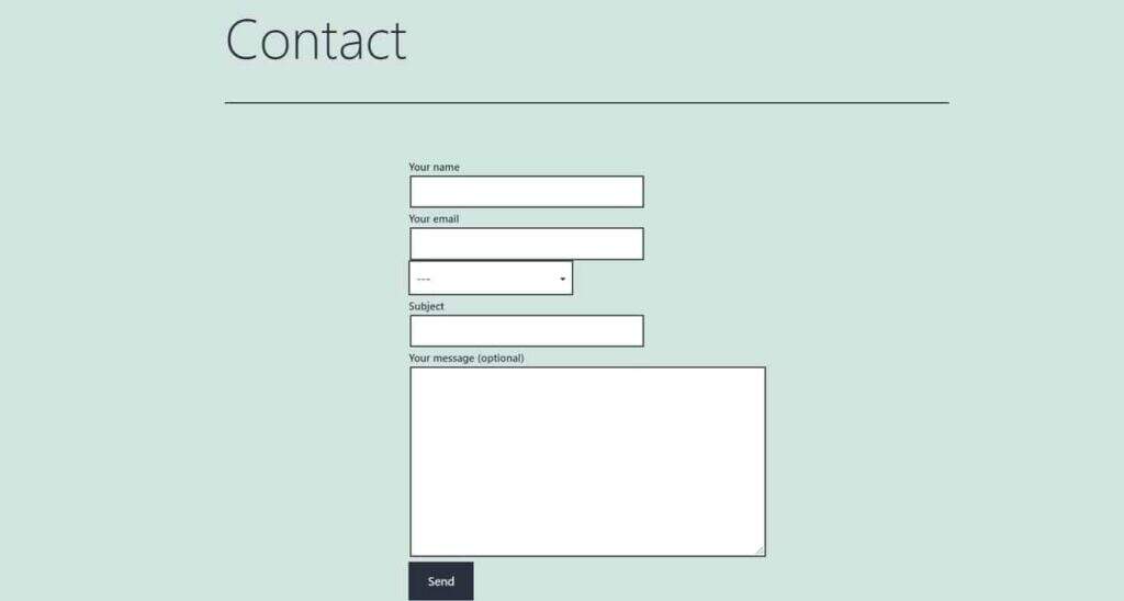 Use the WPForms and CF7 plug-ins to create a WordPress blog contact form tutorial illustration35