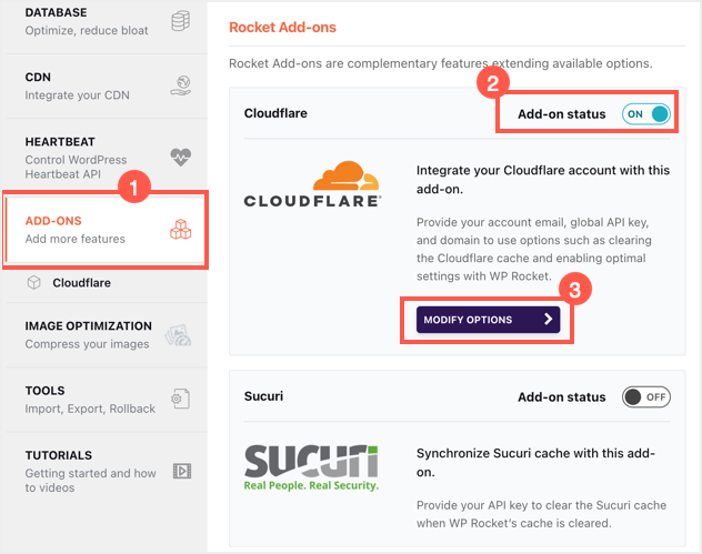 How to set up Cloudflare correctly using the WP Rocket plug-in? Illustration2