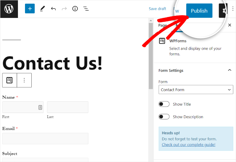 Use the WPForms and CF7 plug-ins to create a WordPress blog contact form tutorial illustration18