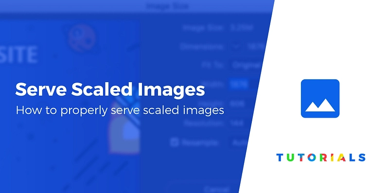 Improve WordPress site performance by zooming images. Illustration