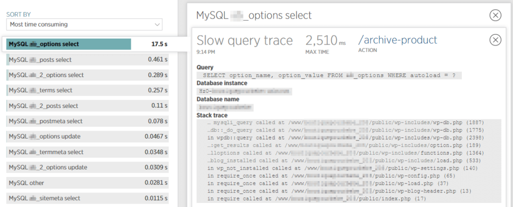 How to use New Relic to find WordPress performance bottleneck illustrations17