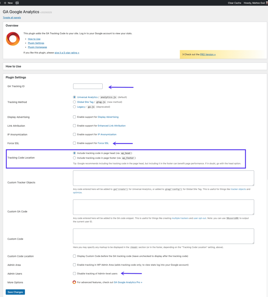 将Google Analytics统计代码添加到WordPress的多方法插图10