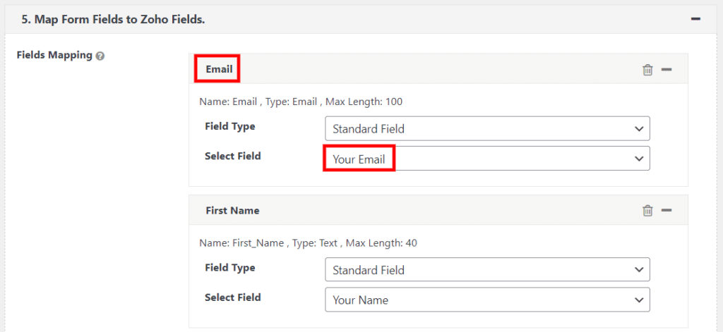 如何实现Contact Form 7联系表单接入Zoho CRM平台插图13