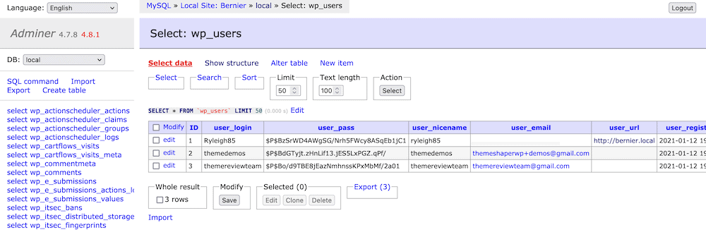 如何通过MySQL数据库添加WordPress新用户插图5