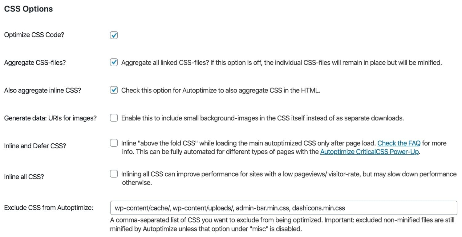 WordPress site optimization plug-in Autoptimize setup tutorial illustration2