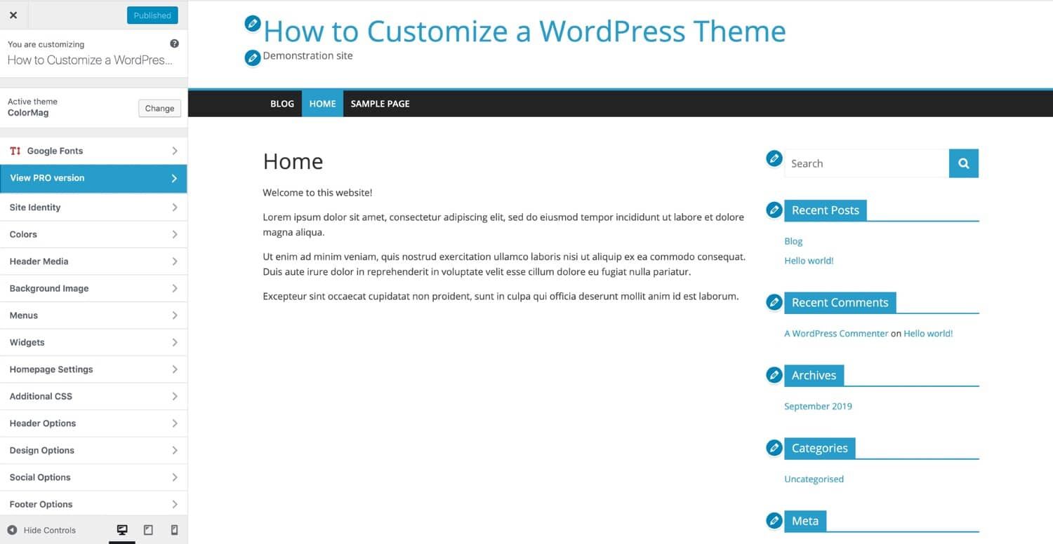 How to customize a WordPress theme (5 step-by-step tutorials) illustration1