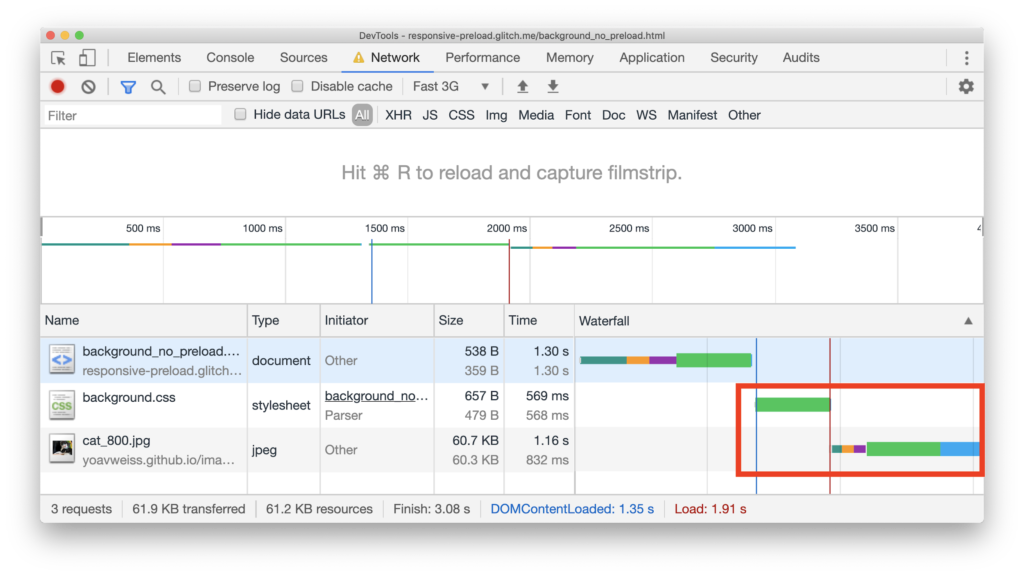 Learn more about Preloading Key Images Technical Illustration5