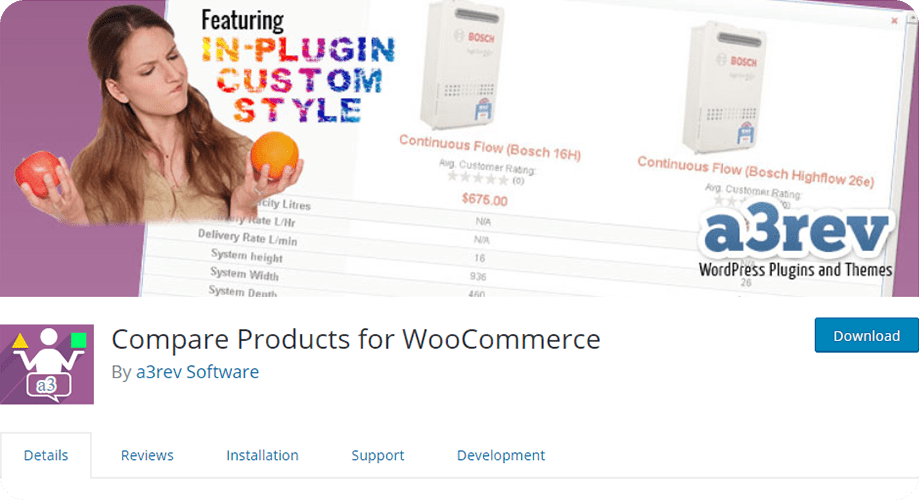 9个最佳WooCommerce产品对比插件插图7