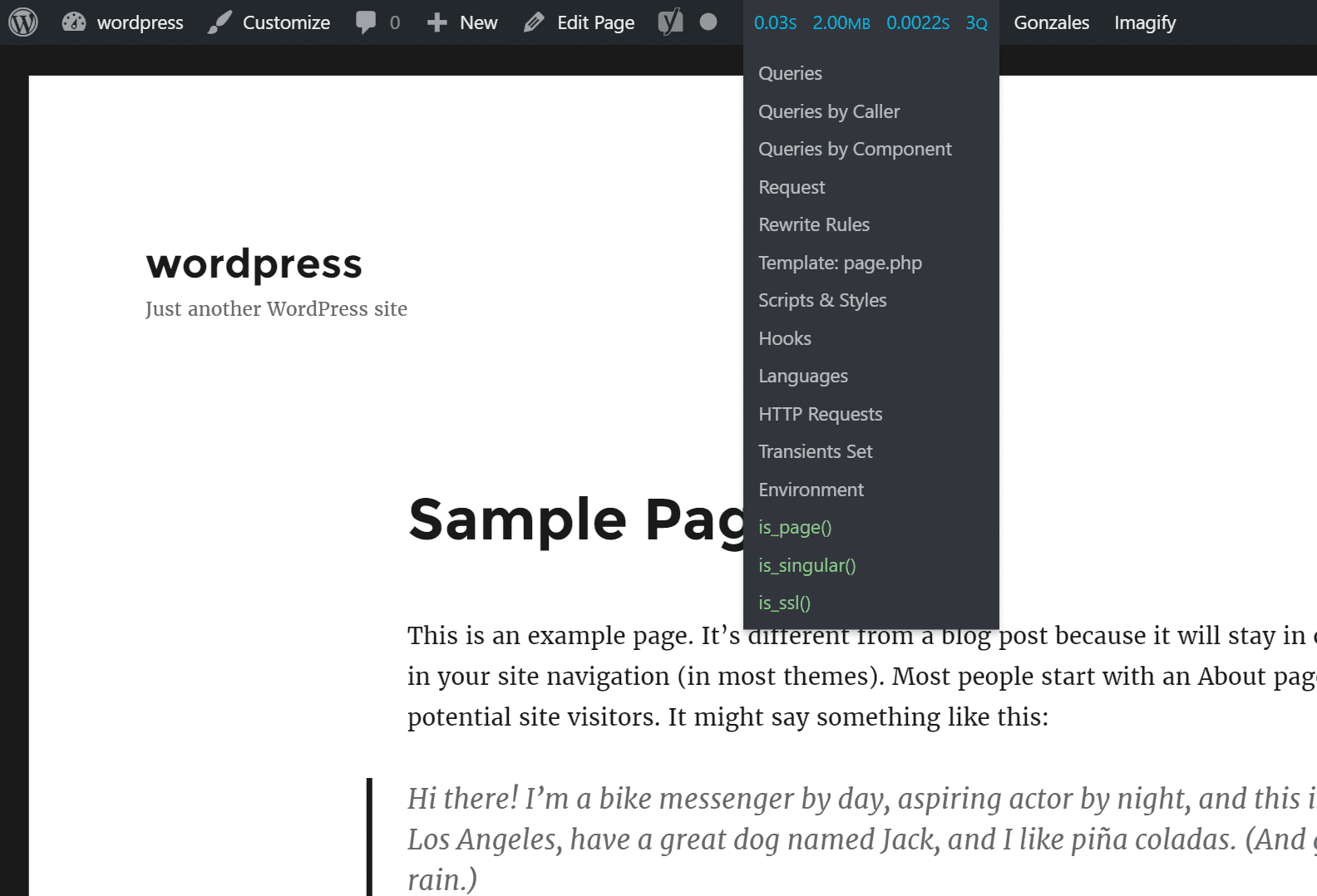 利用Query Monitor插件调试WordPress并提高网站性能插图2