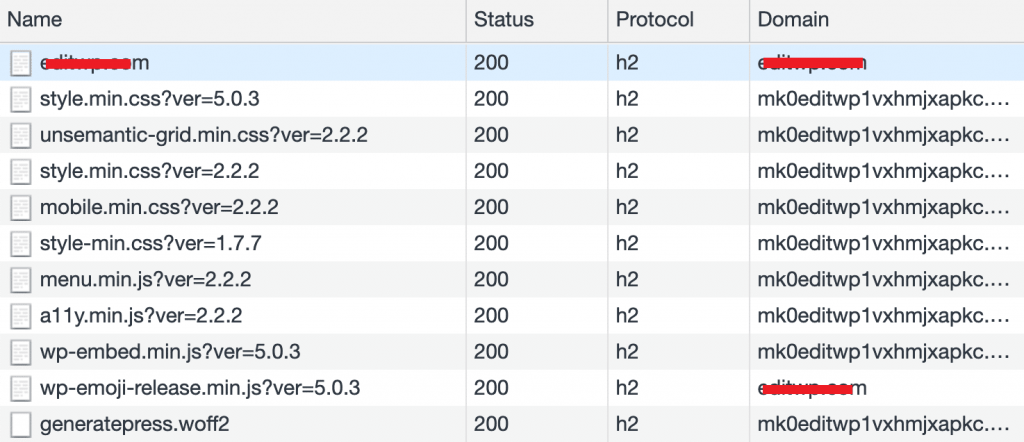 How to delete the query string illustration of the static resource URL address of a WordPress website3