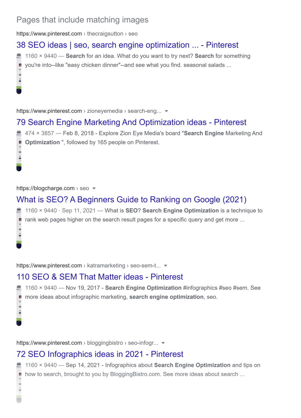 Illustrations of 17 important SEO techniques for improving search engine rankings47