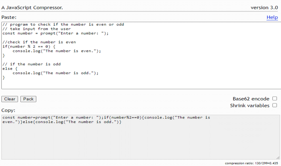 如何最小化JavaScript – 推荐的工具和方法插图6