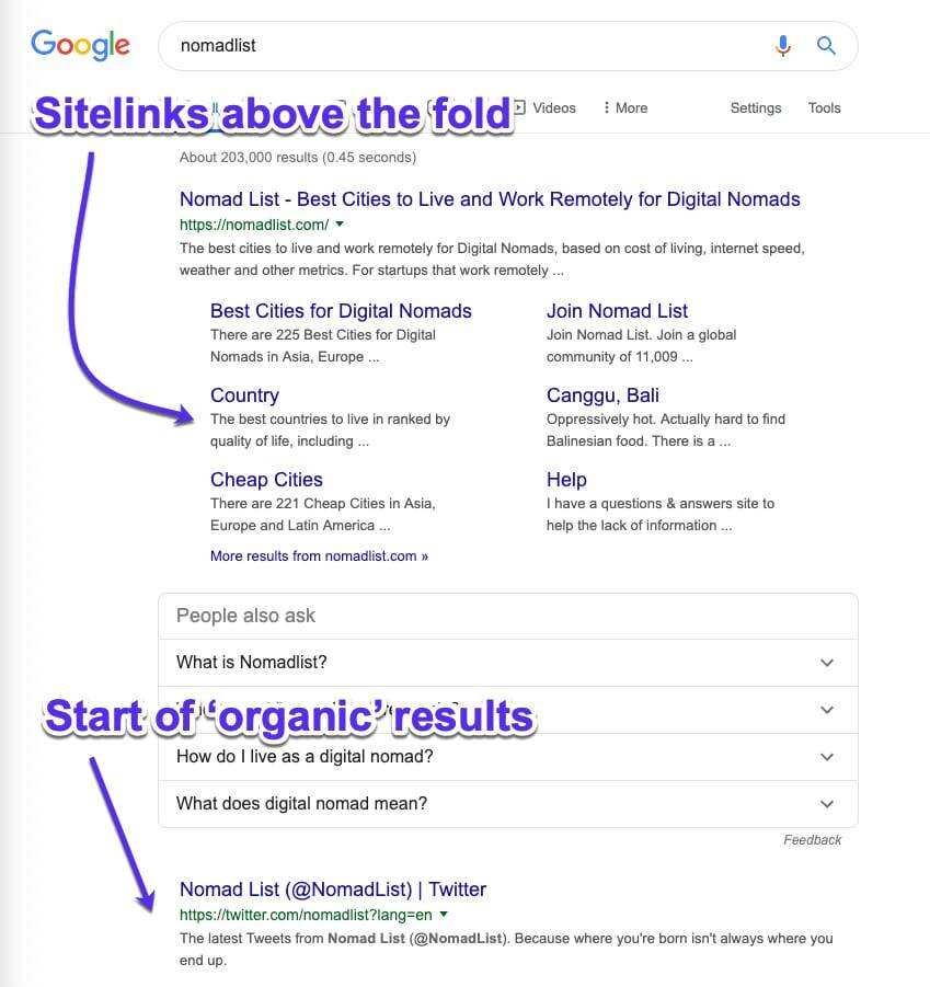 如何为网站获得谷歌搜索结果站点链接展示资格插图3